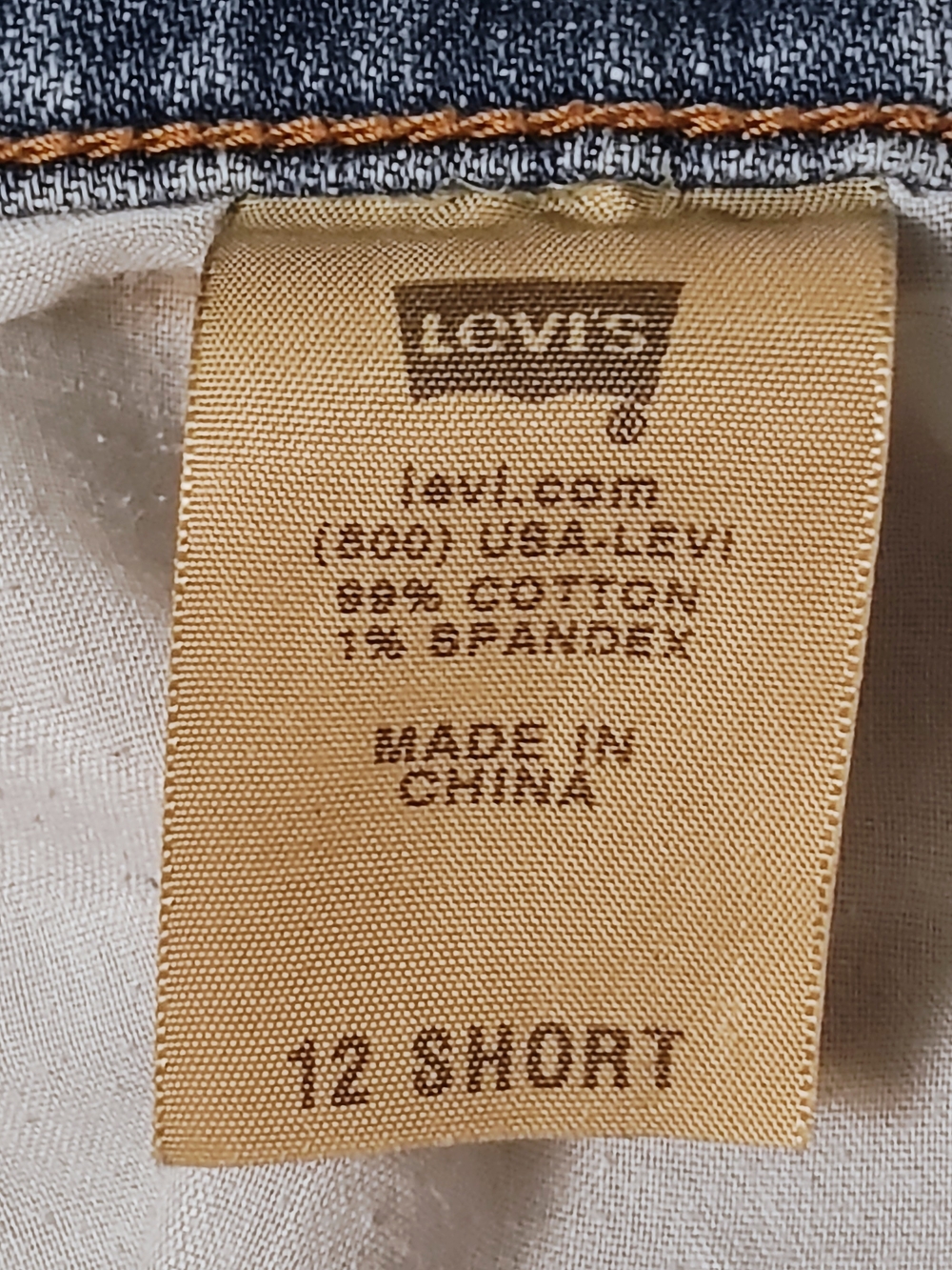 Levi's 515 Light Blue Boot Cut Jeans Size 12 - Picture 6 of 13